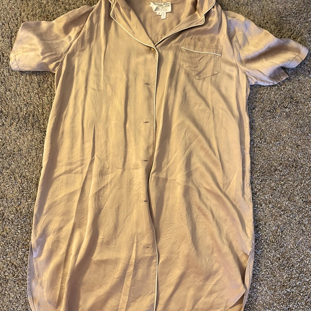 night gown from christian dior, medium, tan